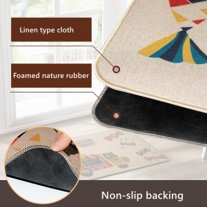Linen Kitchen Mat