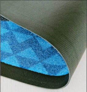 Customized Commerical Logo Rug Carpet with Rubber Backing for Entrance