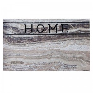 Multi-color Rectangular Recycled Rubber Outdoor Door Mat