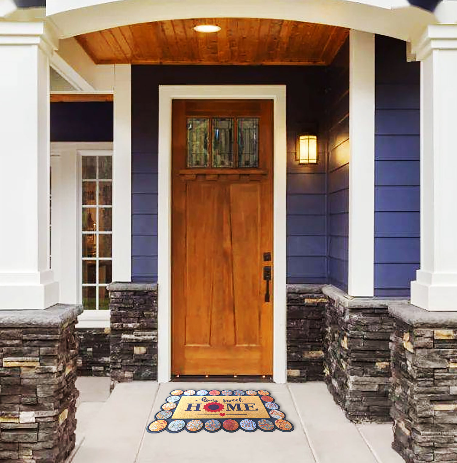 /multi-color-heavy-duty-non-slip-home-recycled-rubber-outdoor-door-mat-product/