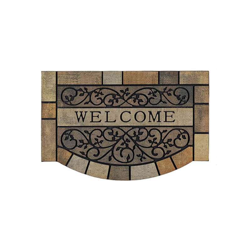 Factory wholesale Extra Large Anti Fatigue Kitchen Mats - Irregular Shape Doormat-Flocking Type – Torida detail pictures