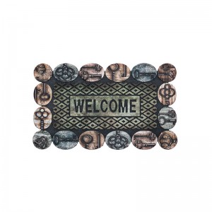 Factory wholesale Extra Large Anti Fatigue Kitchen Mats - Irregular Shape Doormat-Flocking Type – Torida