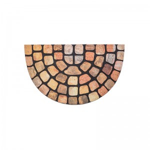 Chinese wholesale Bar Drink Mats - Semicircle Doormat-Flocking Type – Torida
