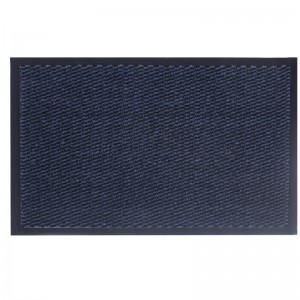 Utility Polypropylene Cut Pile Twill Stripes Dirt Trapper with PVC Vinyl Backing Door Mat