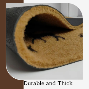 Artificial Coir Doormat with Non-Slip Backing for Indoor and Outdoor