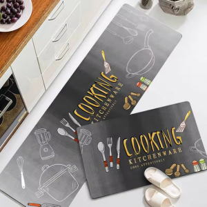 OEM Customized high-absorbent Kitchen Floor Mat Rugs Set For Kitchen Wet Area