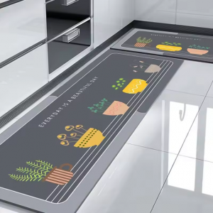 OEM Customized high-absorbent Kitchen Floor Mat Rugs Set For Kitchen Wet Area