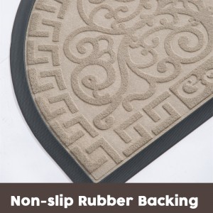 Half Round Rubber Doormat