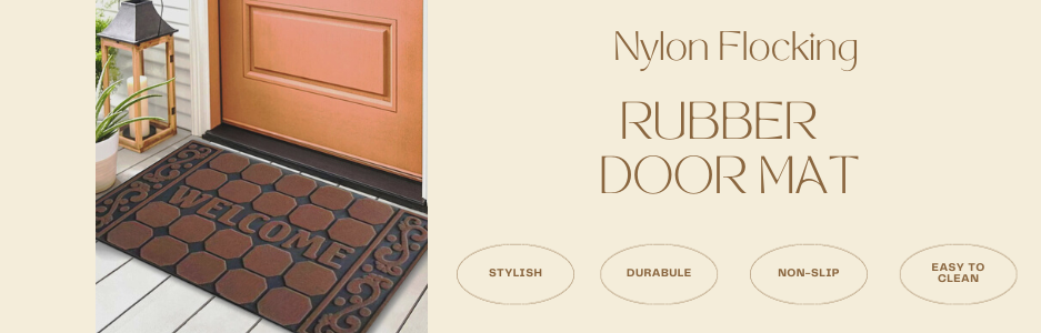 Nylon Flocking Rubber Mats Banner