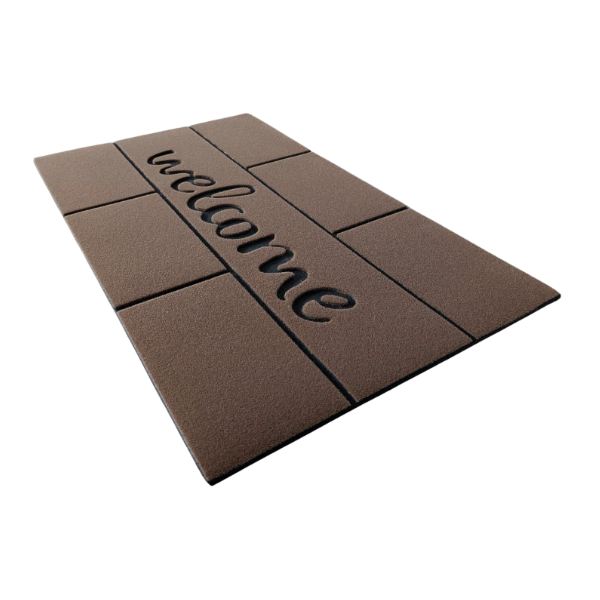 nylon flock rubber doormat 7